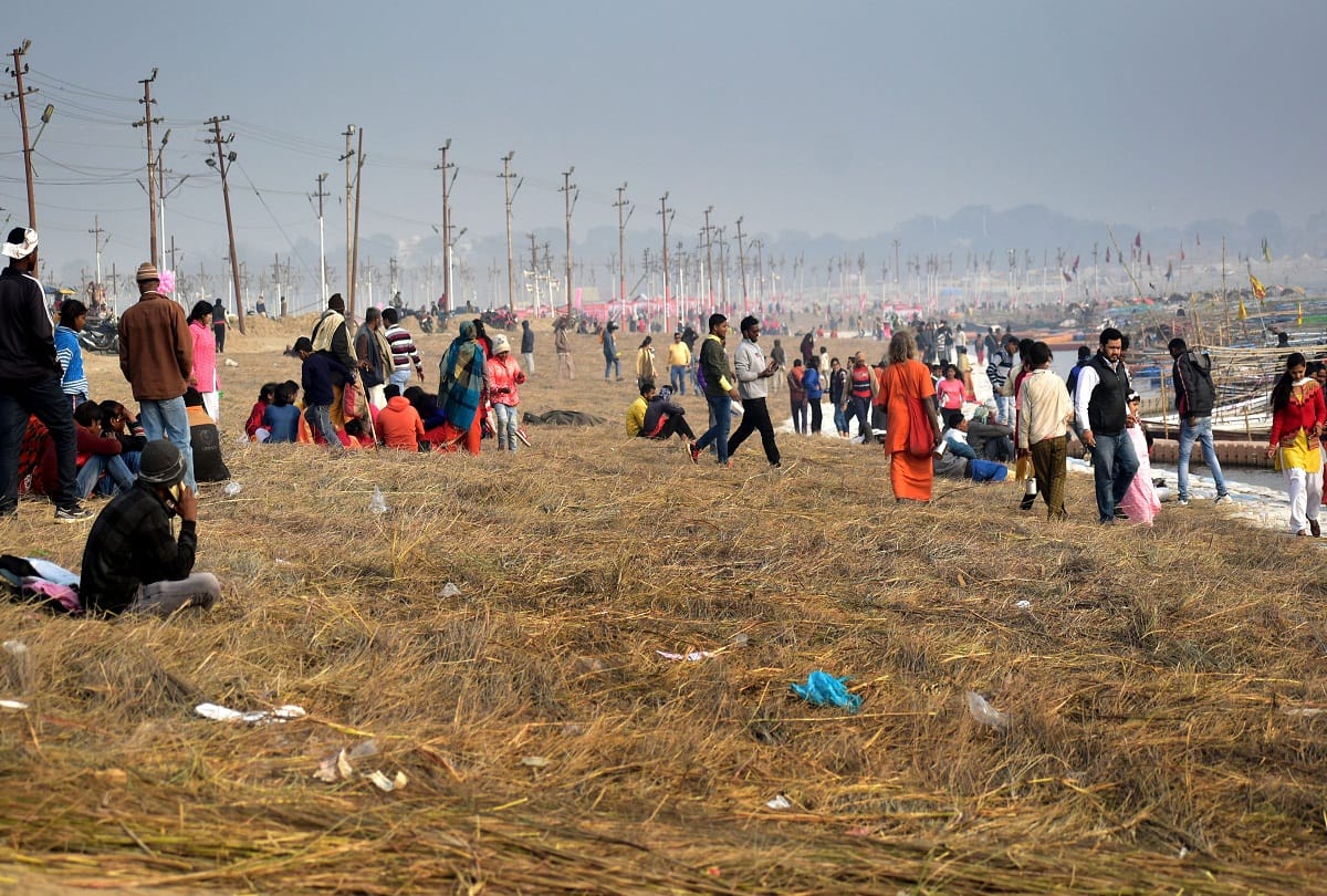 Makar Sankranti baths between Kovid infections on January 14, ghats have been built in five sectors at six thousand feet