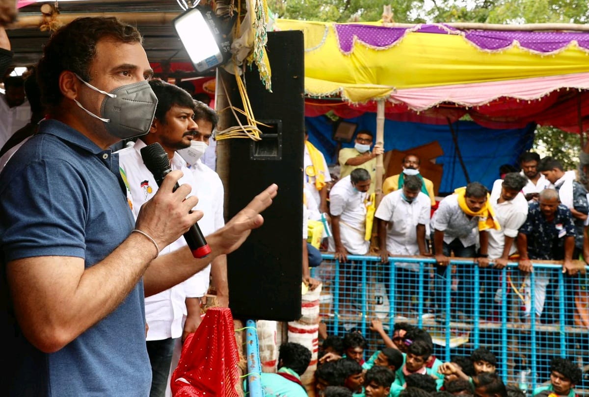 Rahul Gandhi says Mark my words The Government will be forced to take these Farm laws Madurai Tamil Nadu