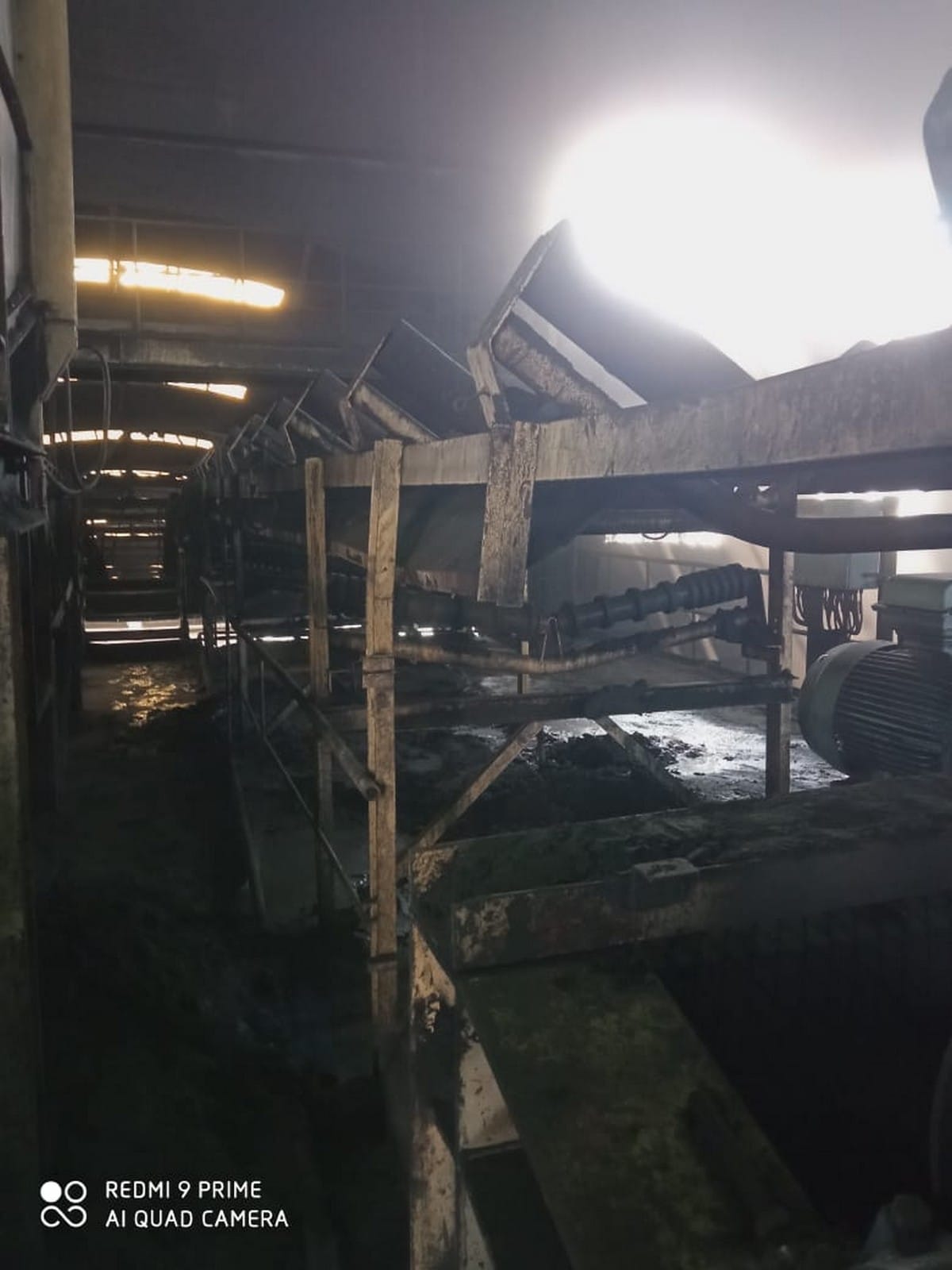 Fire in conveyor belt of thermal project in anpara Sonbhadra