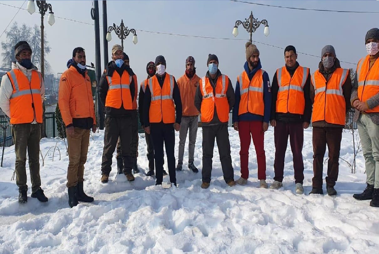 Srinagar city recorded its coldest night on Thursday, minimum temperature minus 8.4 degrees Celsius