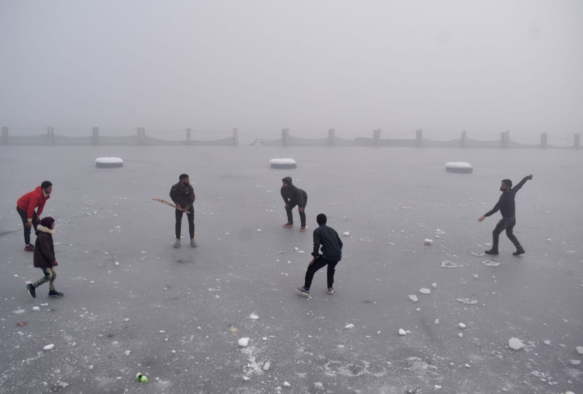 Srinagar recorded its coldest night on Thursday, minimum temperature minus 8.4 degrees Celsius