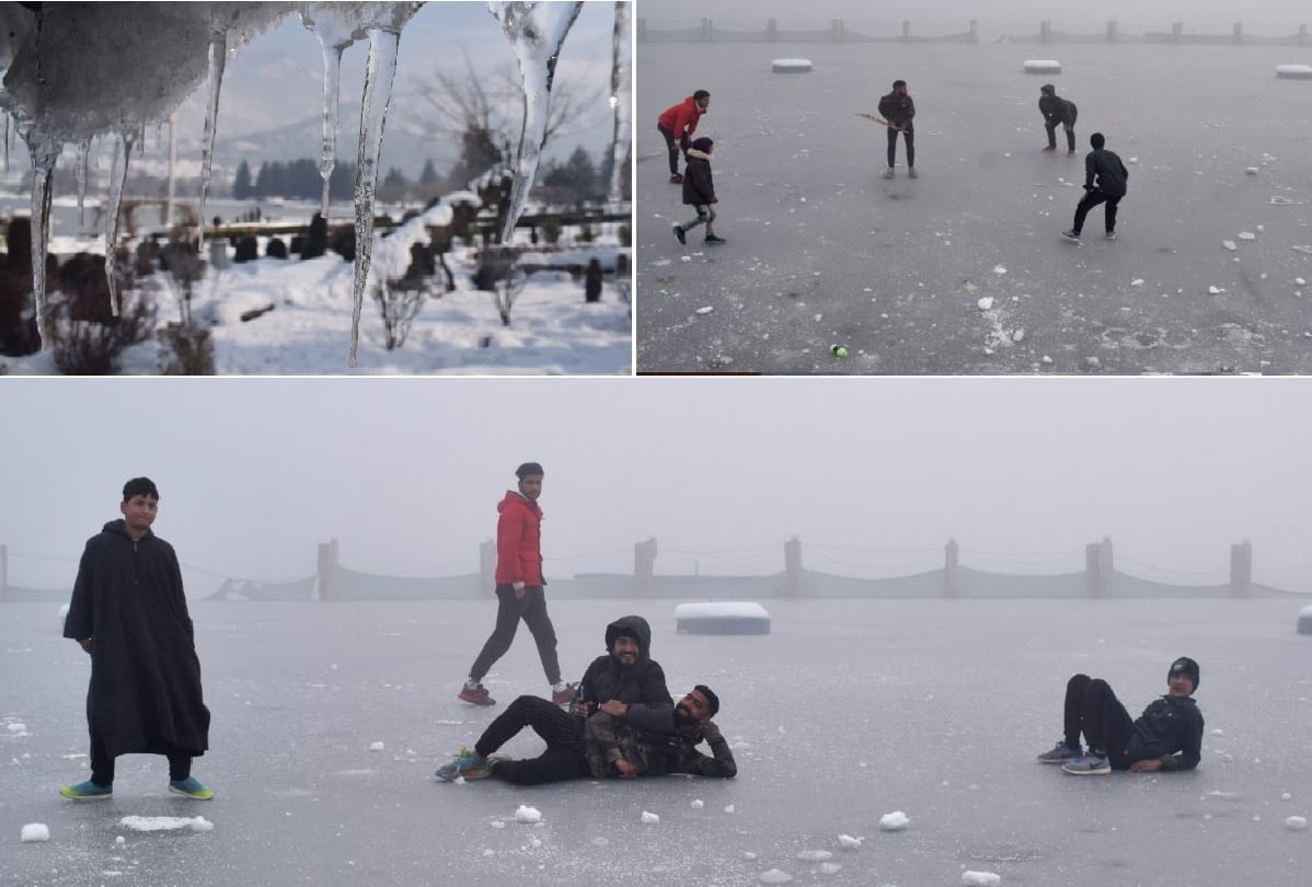 Srinagar recorded its coldest night on Thursday, minimum temperature minus 8.4 degrees Celsius