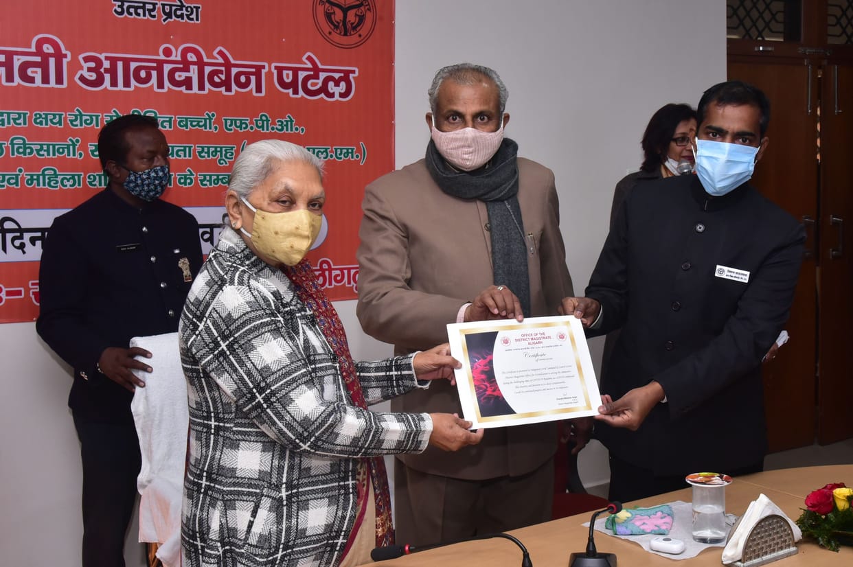 Seven people including Dr. Vibhav honored by giving a citation