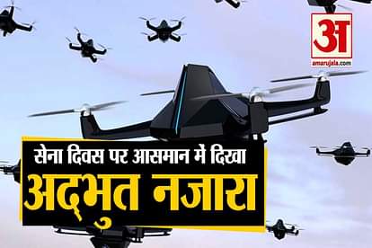 Amazing scene during Army Day Parade in Delhi