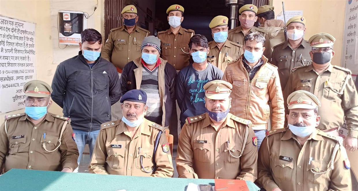 Hathras: Four members of inter-city vehicle thief gang arrested, 48 bikes recovered