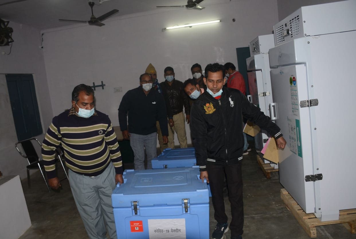 The 301-day wait is over, the vaccine reached Moradabad after a journey of two hours and 34 minutes