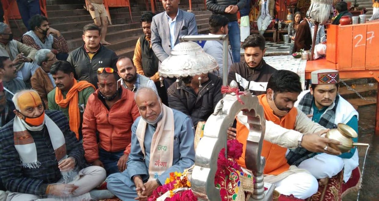 Bollywood actor Hemant Pandey launches temple fund dedication campaign