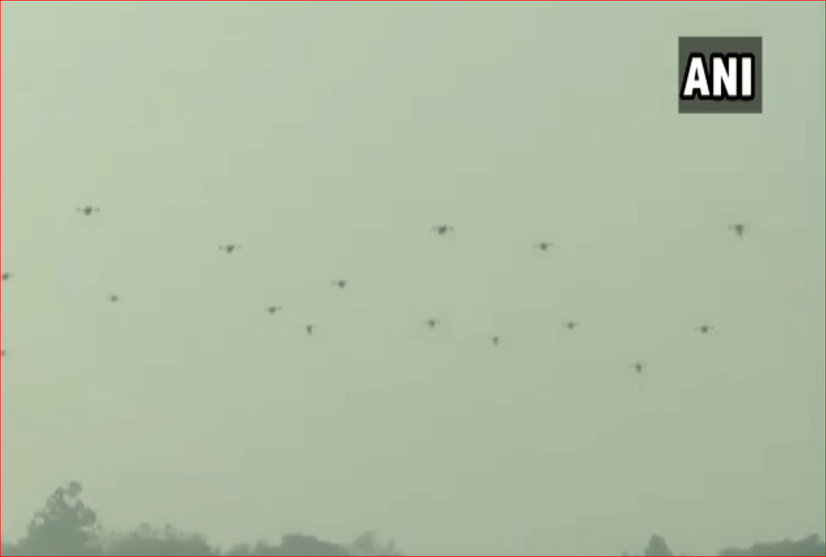 indian army parade 2021 army demonstrate 75 drones combat swarm first time ever