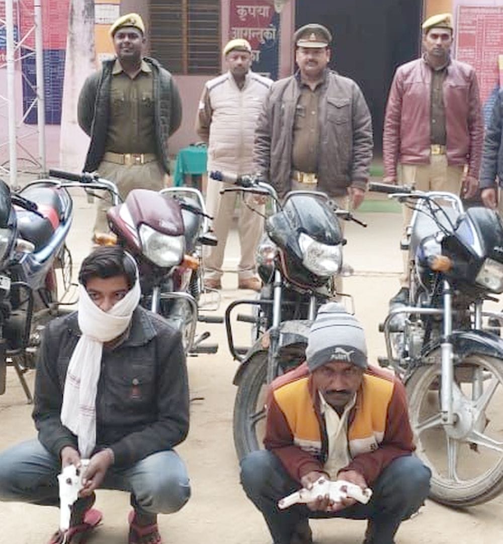 Two vicious arrested with five stolen bikes