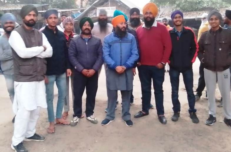 Farmers protest