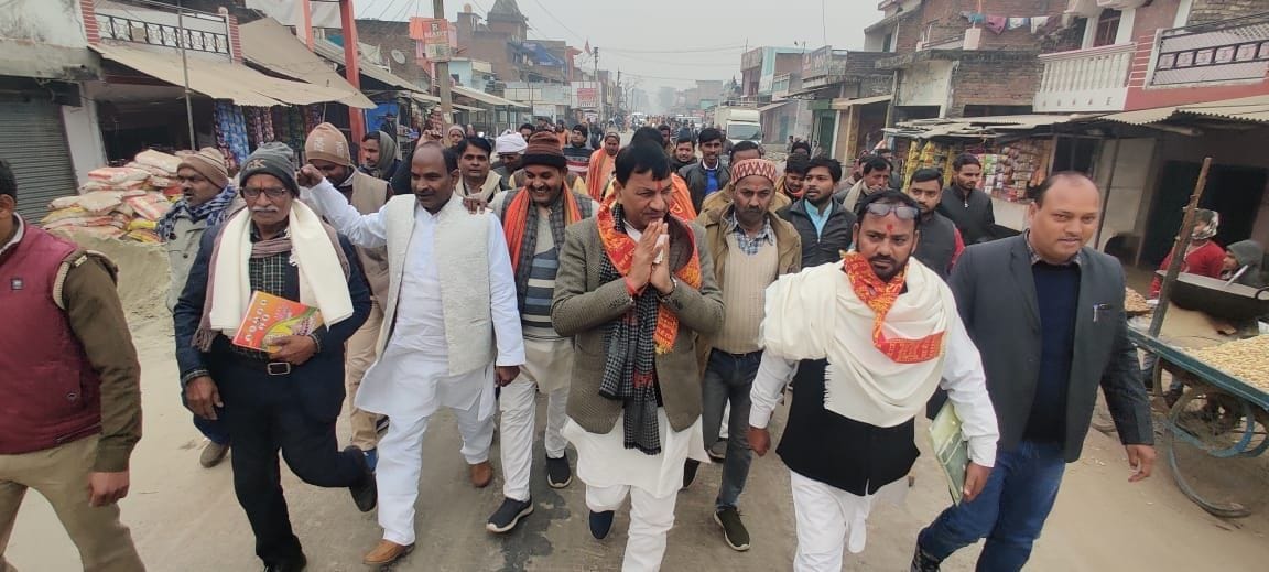 Sadar MLA gave one crore for temple construction
