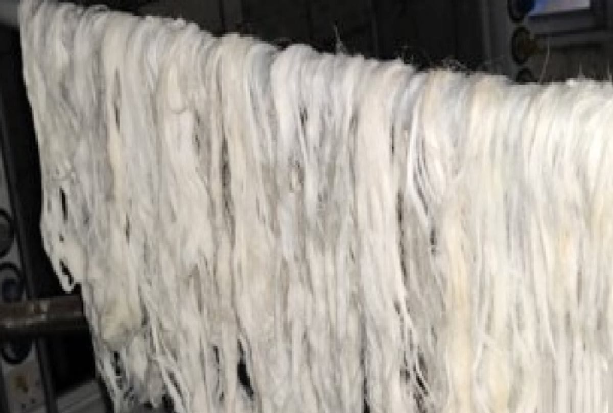 Decreased demand for thread abroad, price also decreased