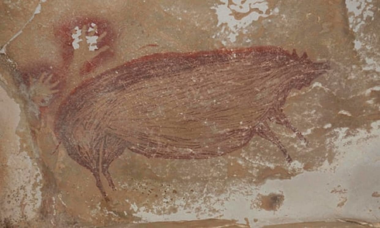 Get Success in finding the worlds oldest painting inside a cave in Indonesia