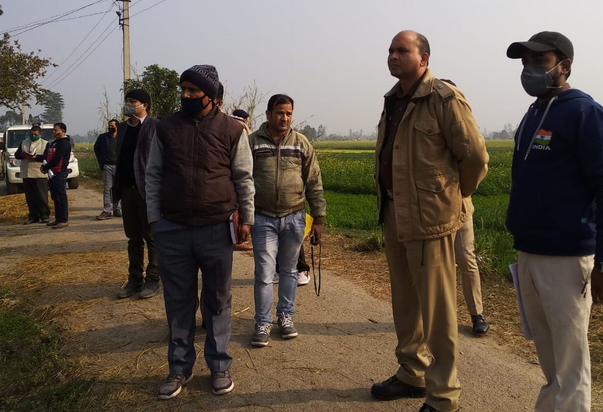 SIT inspects at Arvindnagar