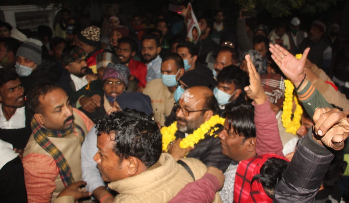 Congress state president strongly attacked the central government