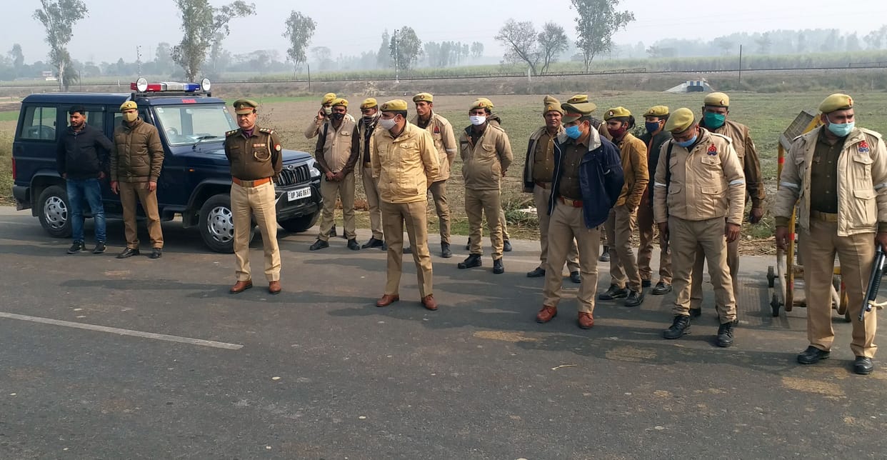 Blockade on the border due to farmer movement