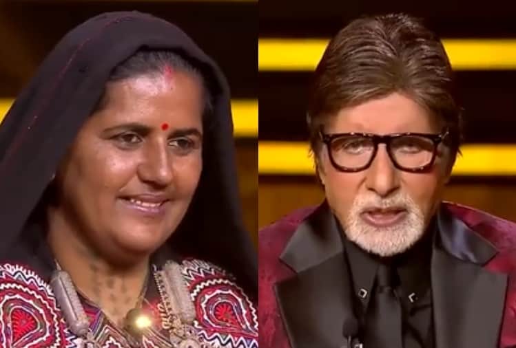 Kbc 12 karmveer special episode amitabh bachchan asked question paabiben rabari