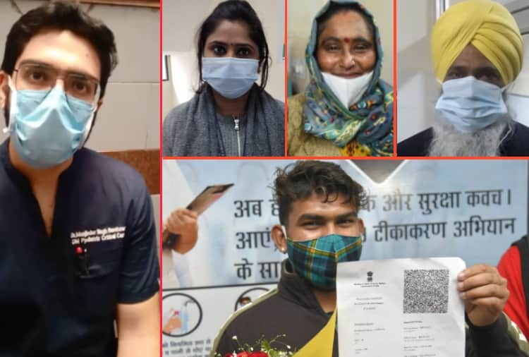 First vaccinated person of chandigarh, mohali and panchkula
