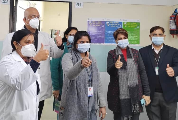 First vaccinated person of chandigarh, mohali and panchkula