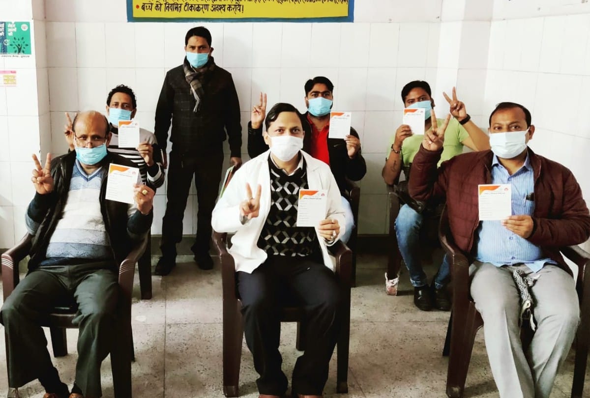Covid Vaccination begins in Agra