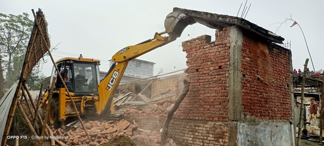 Encroachment removed