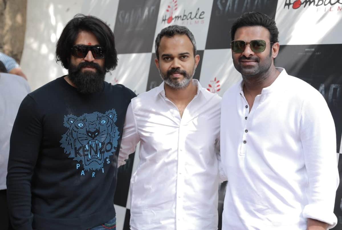Prabhas upcoming film Salaar launched guest invited Karnataka deputy cm and kannada superstar yash