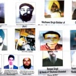 दिल्ली पुलिस ने चस्पा किए फरार आतंकियों के पोस्टर।