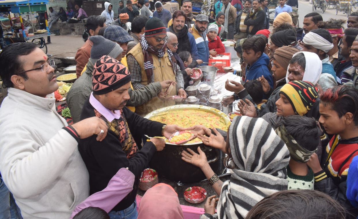 The greatest virtue is to feed the hungry