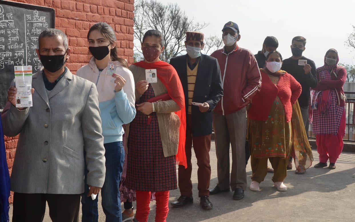 85 panchyat in hamirpur peacefull election