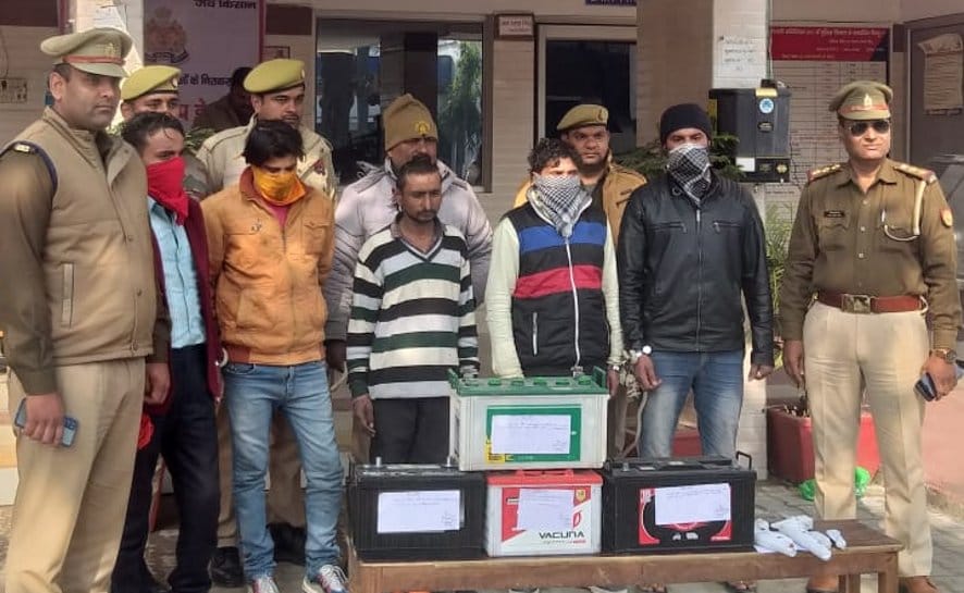 Five arrested with murder and theft battery