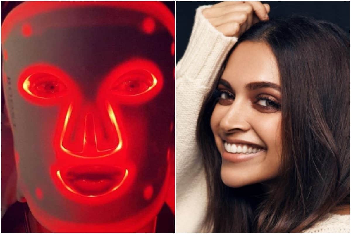 Deepika Padukone scare her fans by wearing light up mask as she shares a random click