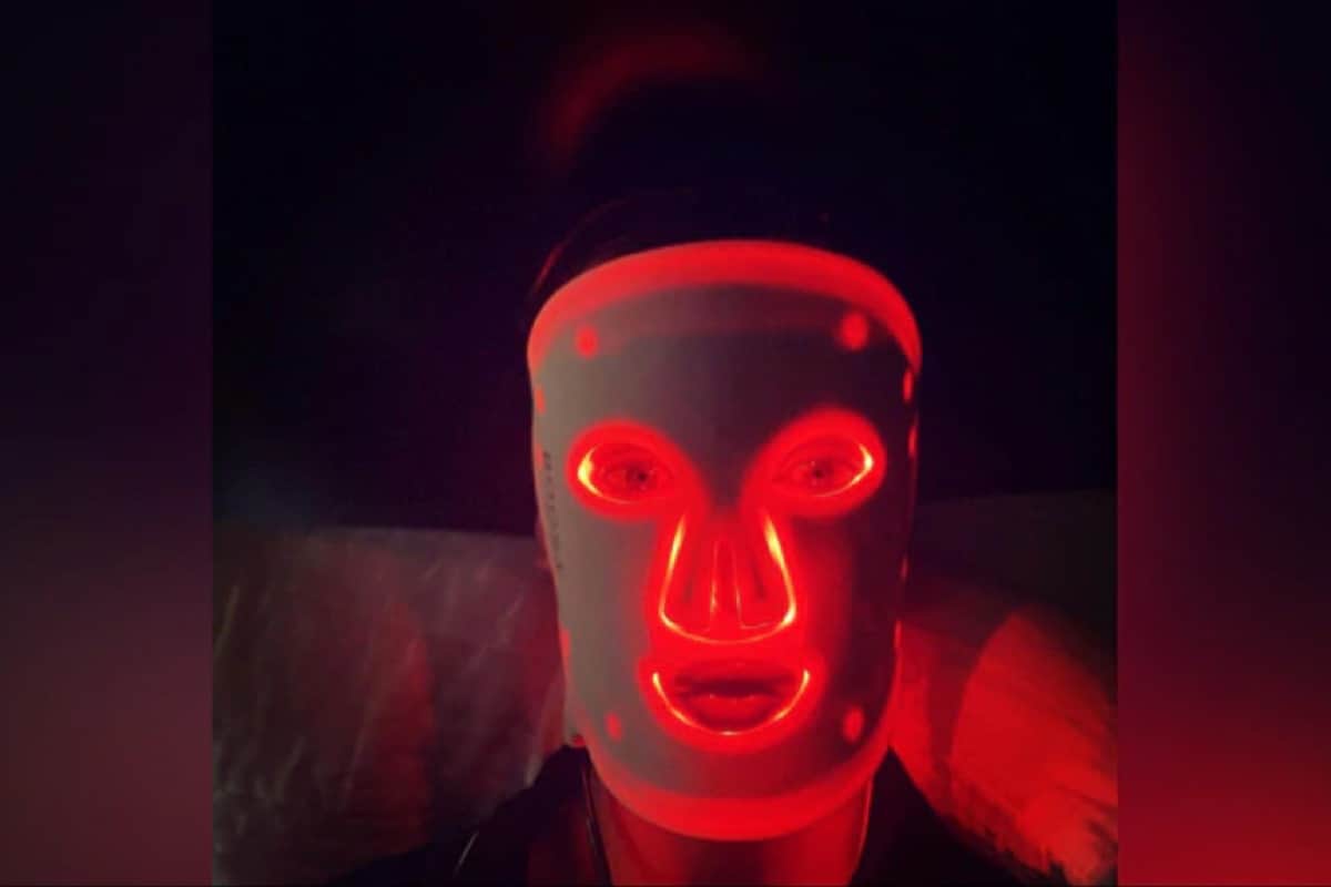Deepika Padukone scare her fans by wearing light up mask as she shares a random click