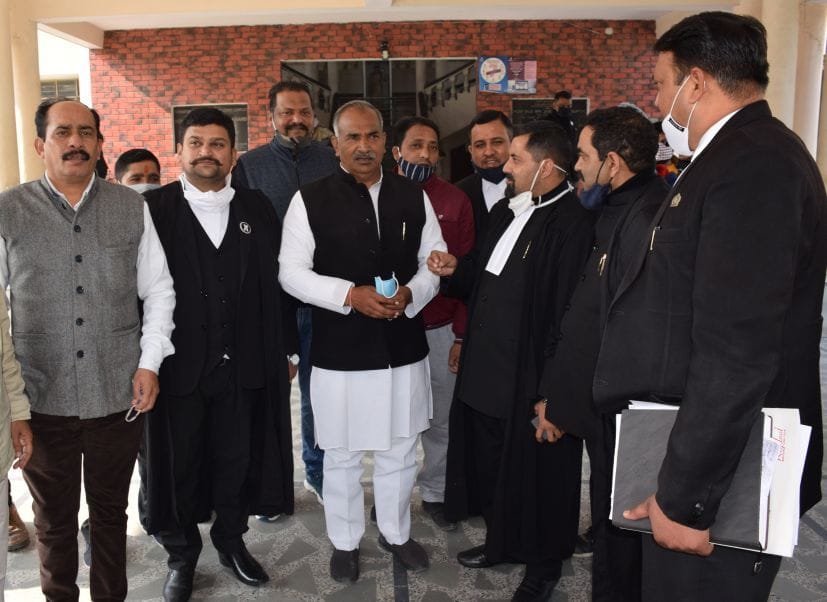 Education Minister Pandey appeared in court in the case of assault