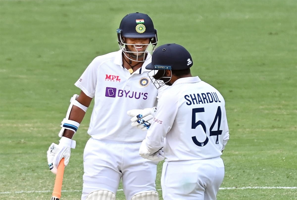 Washington Sundar named his pet dog Gabba