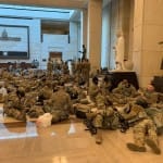 National guards at Capitol Hill