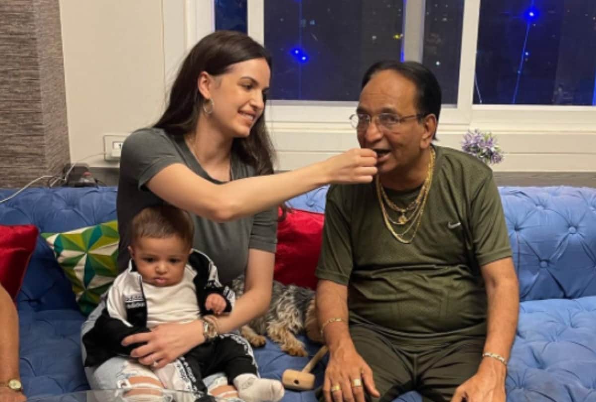 Natasa stankovic shares hardik pandya father photos and emotional post