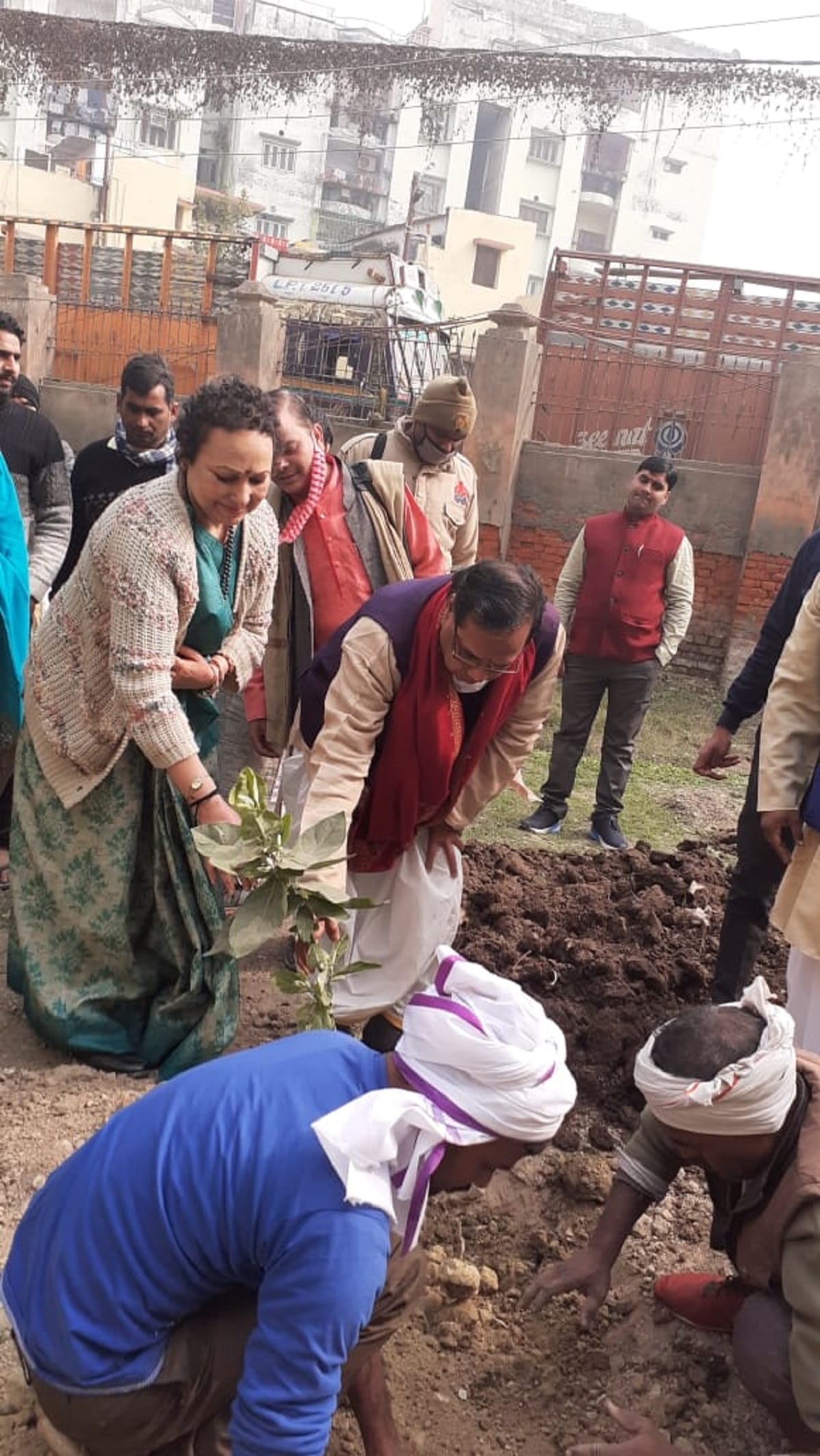 Inauguration of Navagraha Vatika at Sampurnanand Sanskrit University Varanasi