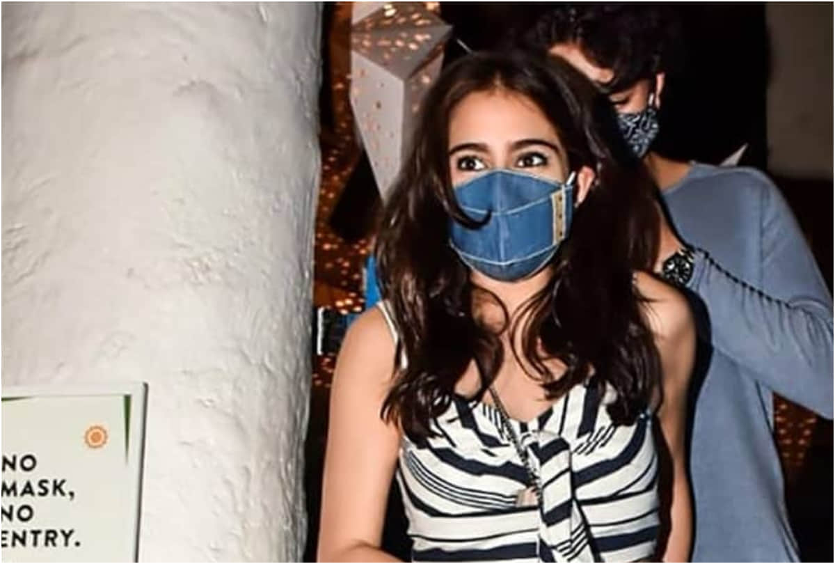 Sara ali khan visited Saif ali khan home to meet newborn baby see photos