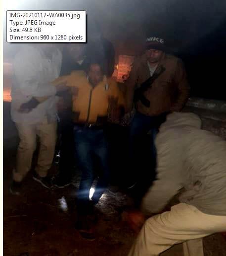 Hathras: The rogue who escaped during the course of the arrest was nabbed, shot on the leg