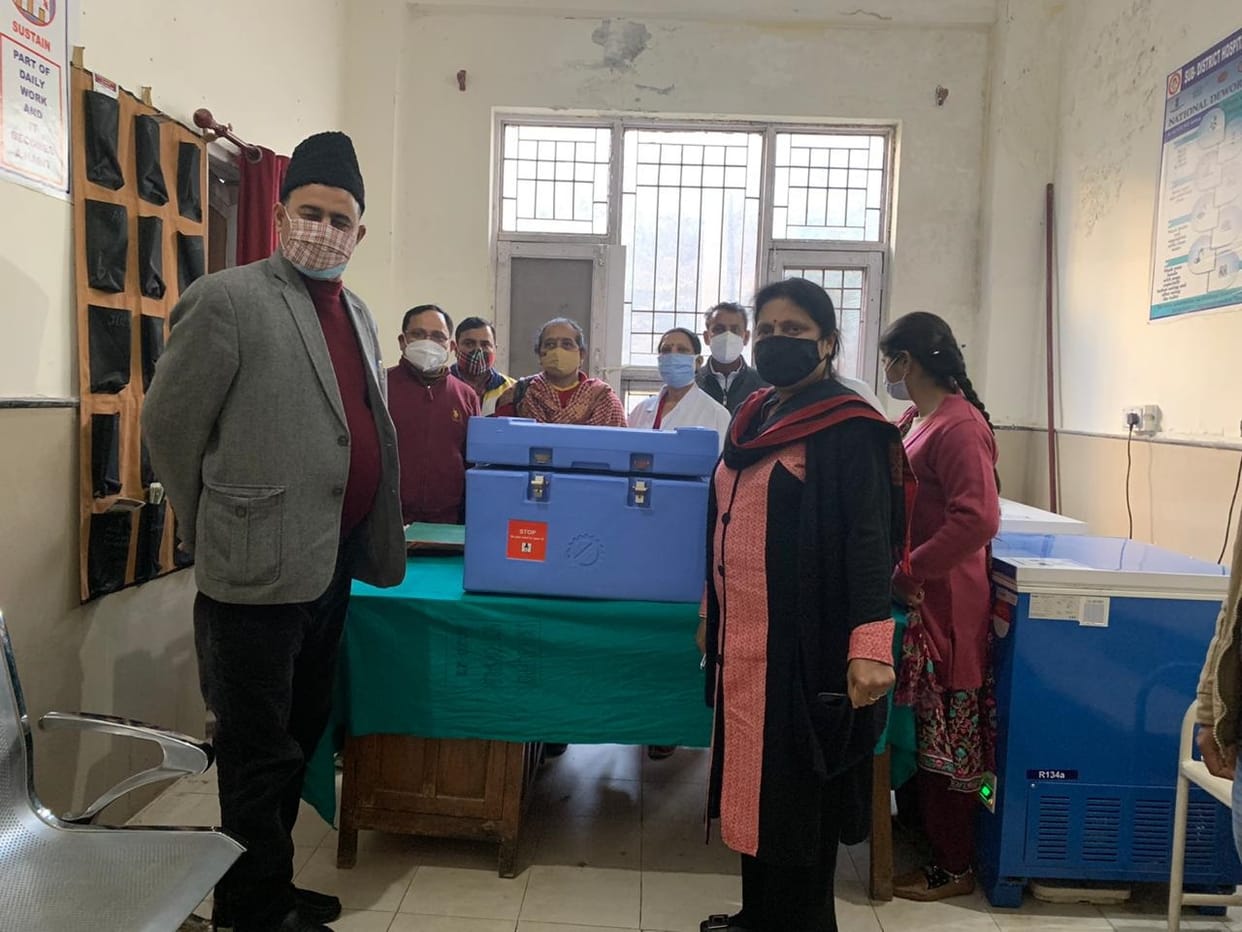wait for the vaccination at CHC level in Kathua