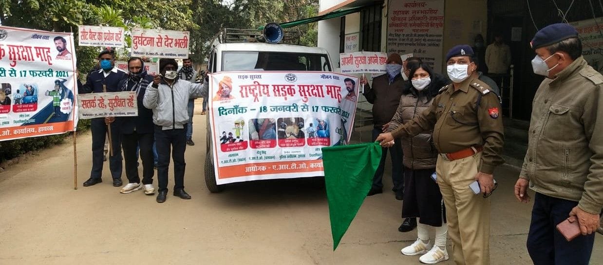 Hathras: Now promotional vehicles will make vehicle owners aware of traffic rules