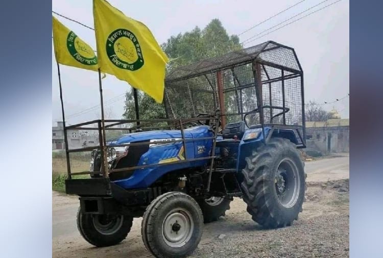 preparations for tractor rally started at kundli border of haryana