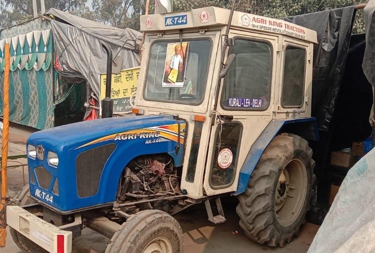 preparations for tractor rally started at kundli border of haryana