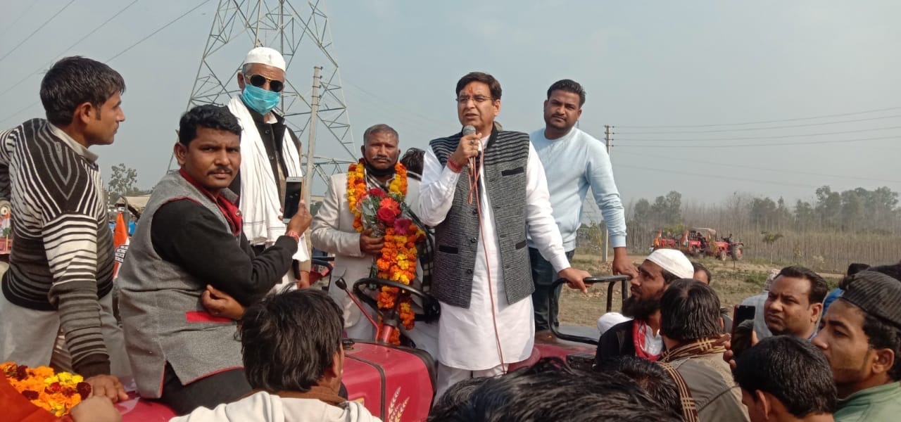 kisan andolan in uttarakhand latest news: congress tractor rally in haridwar photos