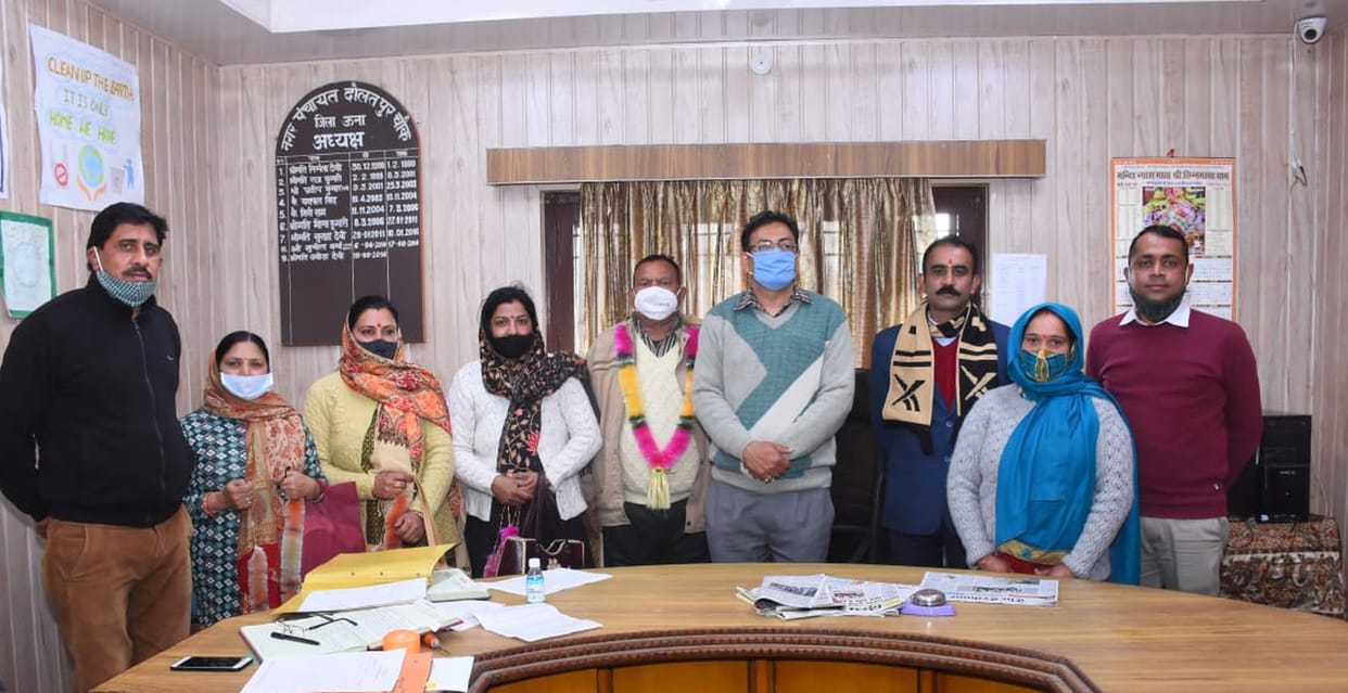 Dharamjeet becomes president in Nagar Panchayat Daulatpur Chowk