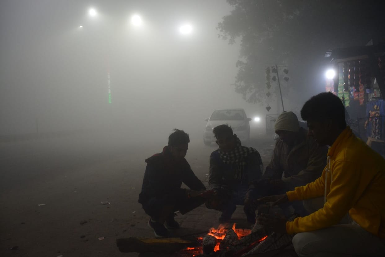 two days cold waves and fog make problem