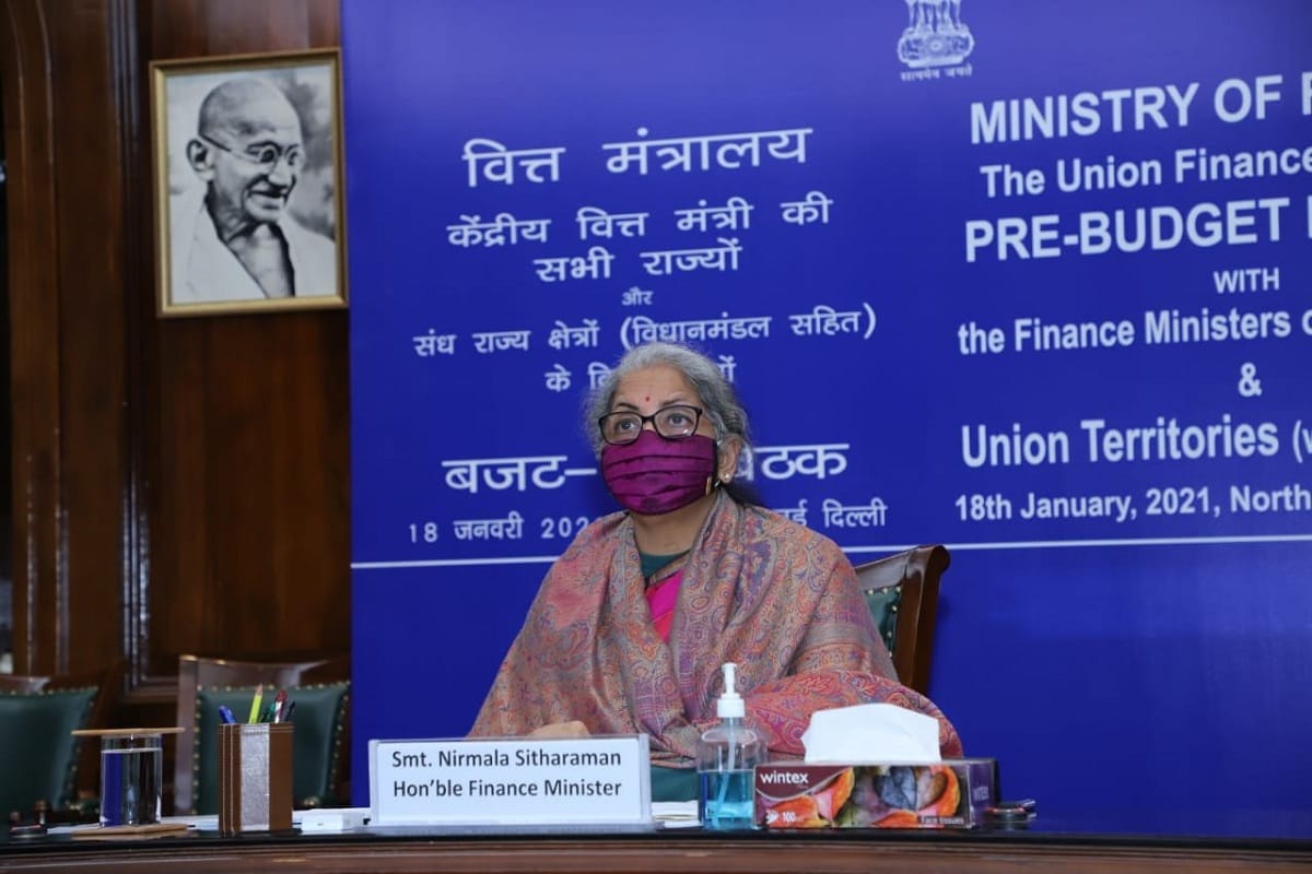 Union Finance Minister Nirmala Sitharaman holds pre Budget meeting for upcoming Budget