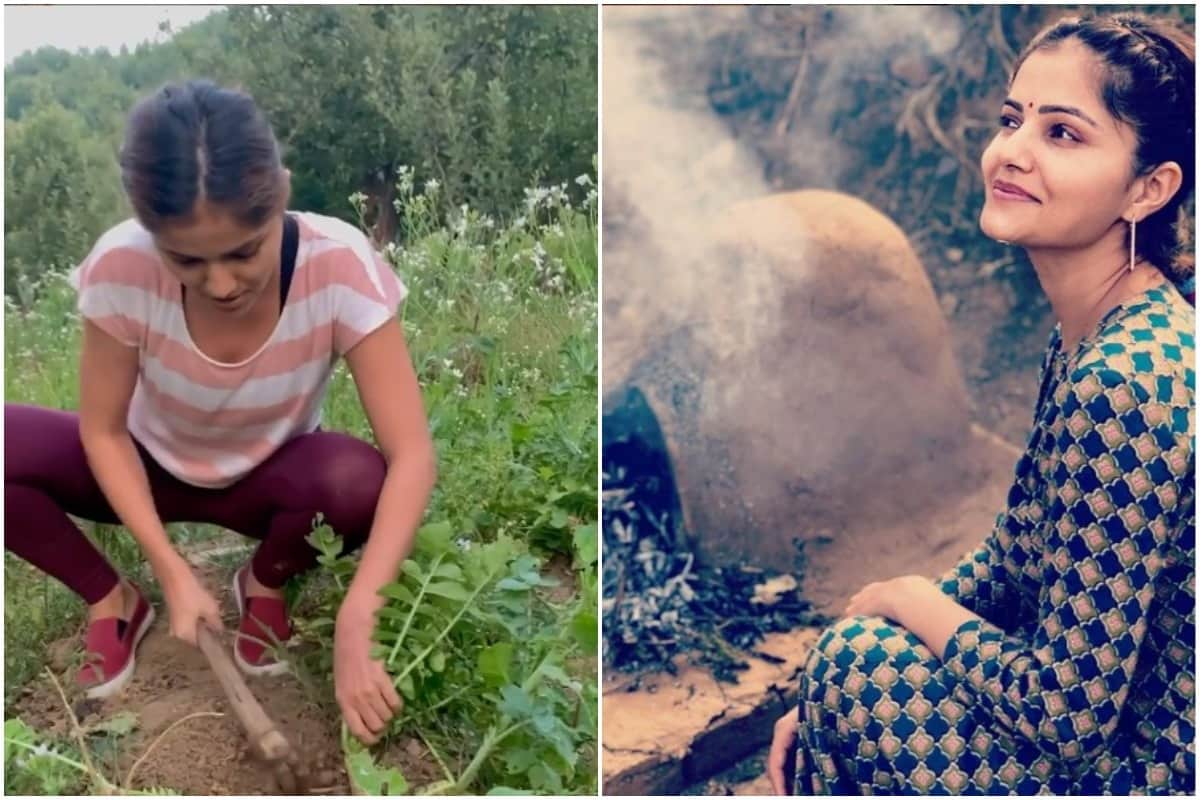 Bigg Boss 14 Rubina Dilaik her sister jyotika at village share video and pic