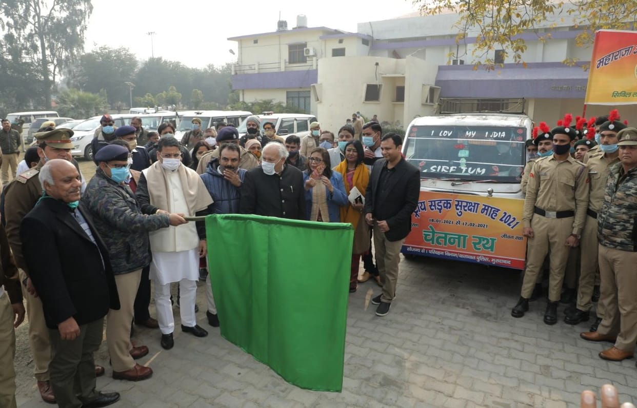 In moradabad 1524 people died in road accident last five years