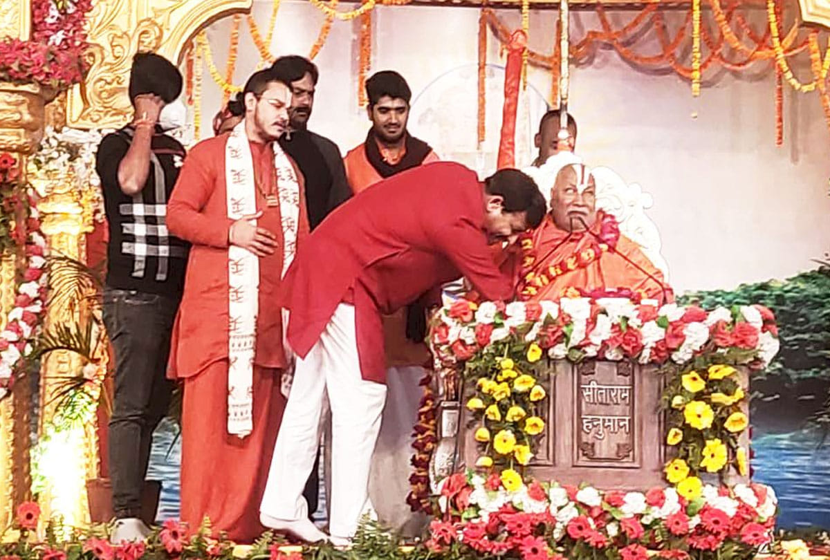 Manoj Tiwari gave a big statement in chitrakoot